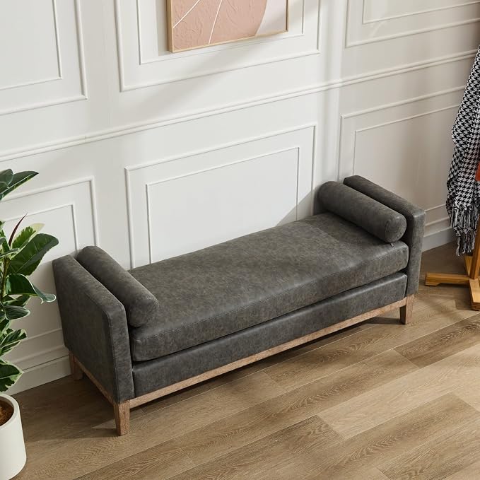 Weathered Wood Legs-pu Gray