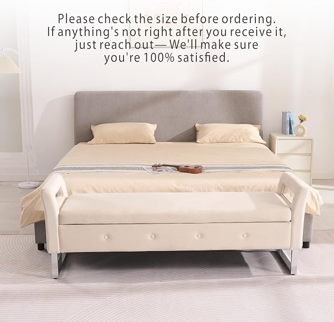 Beige Velvet 67.9''