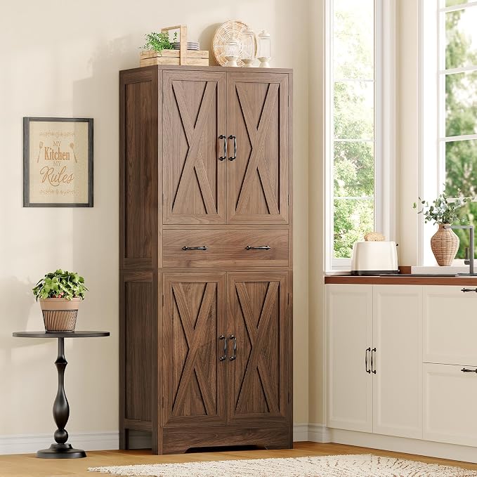 Walnut,1 Drawer