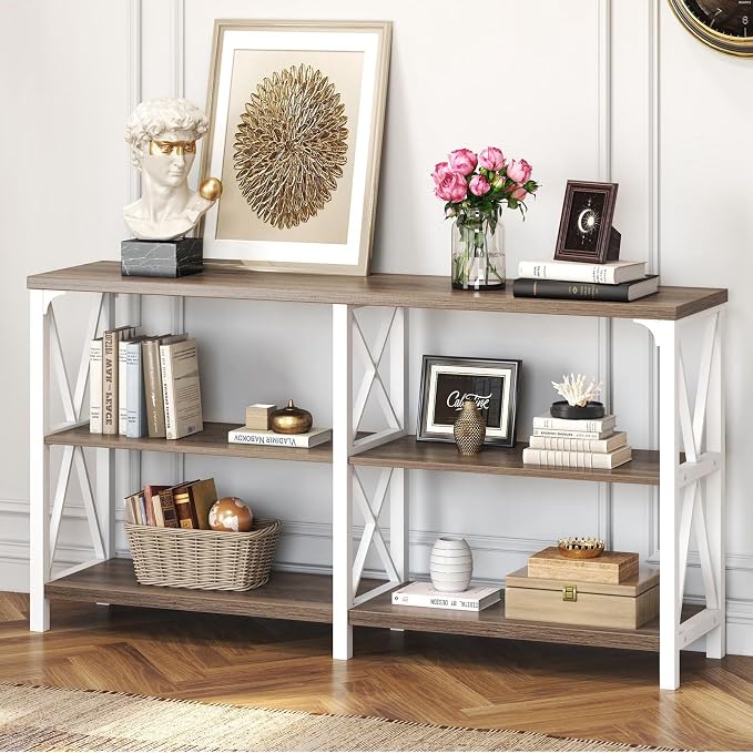 White and Rustic Oak