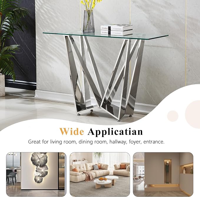 Console Table Silver