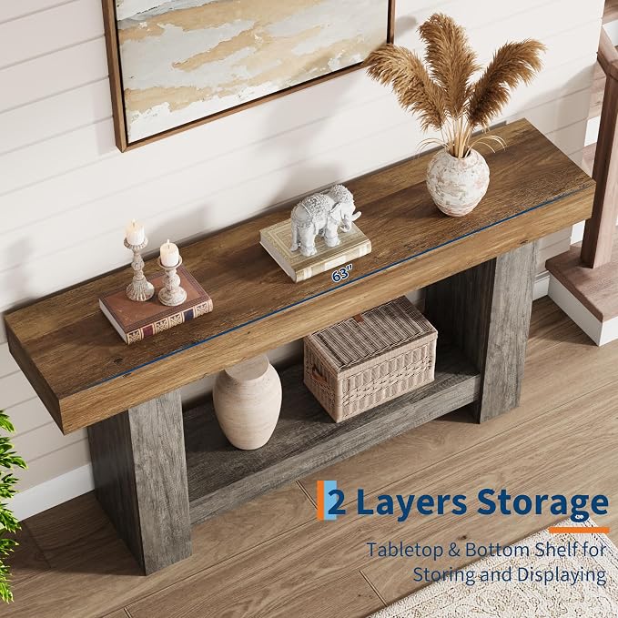 Rustic Brown and Grey