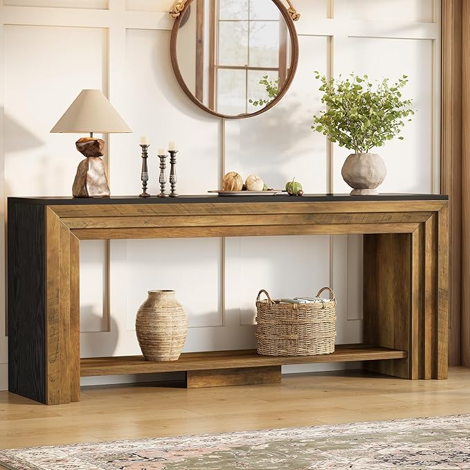 Rustic Brown & Black