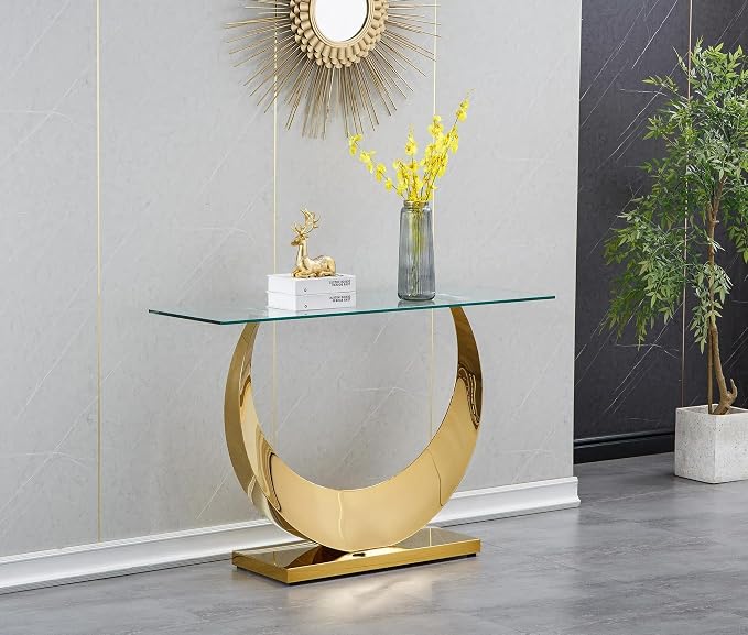 Gold-console Table
