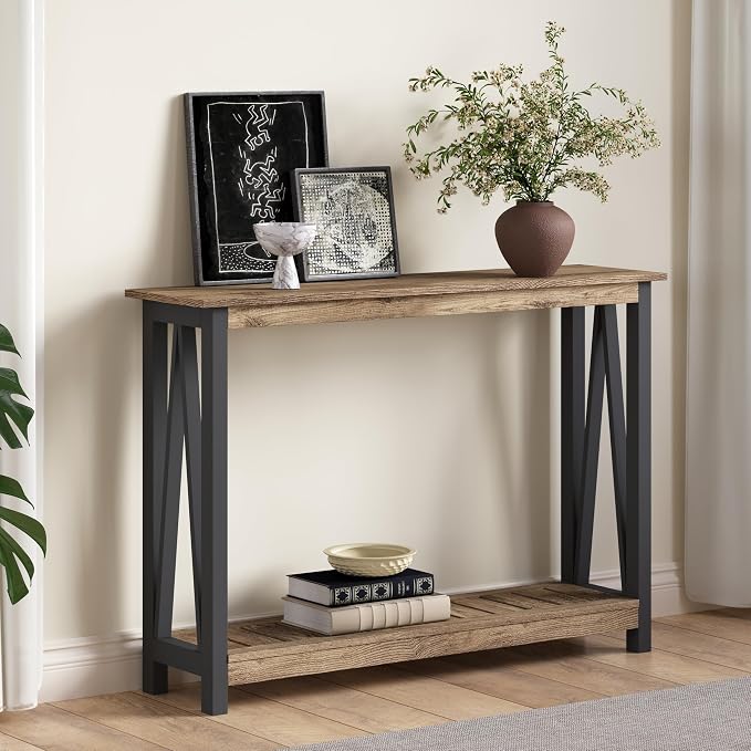 Rustic Oak & Black