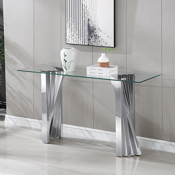 Silver Base - Console Table