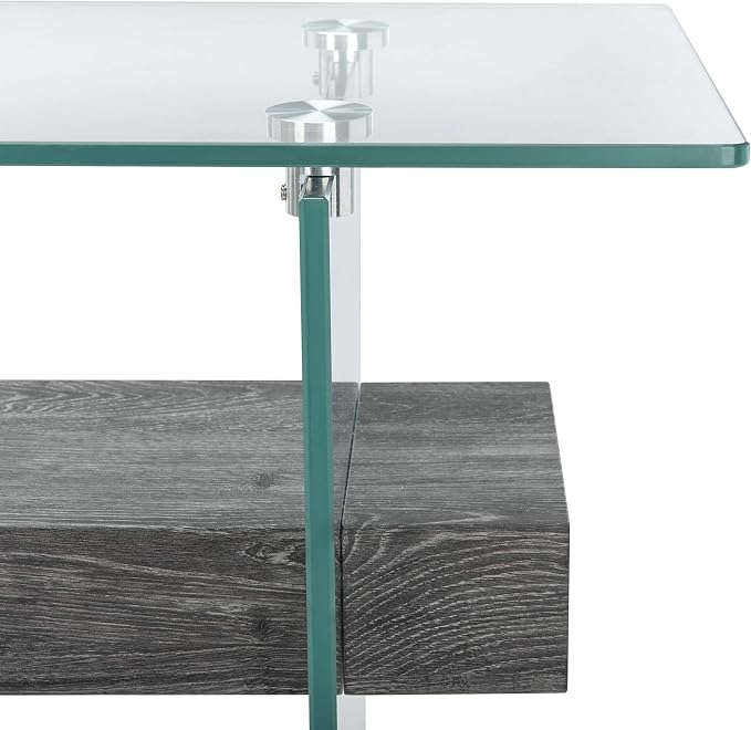 Glass / Black Oak