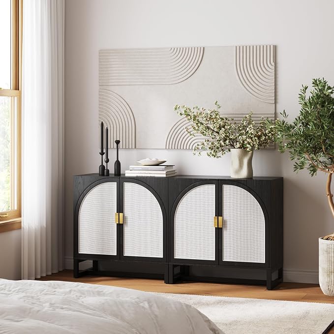 Black Oak/Pale Rattan