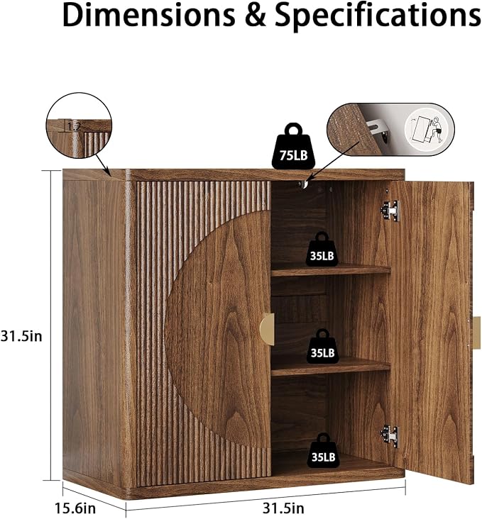 Sideboard Cabinet - Walnut