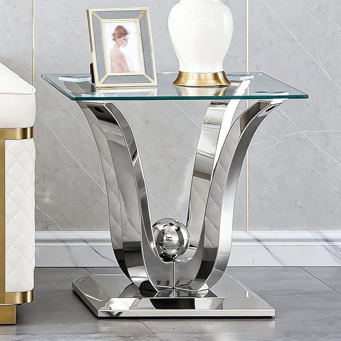 Silver End Table