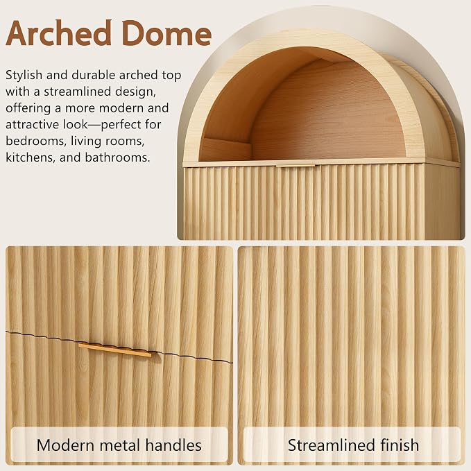 3-drawer - Natural Oak