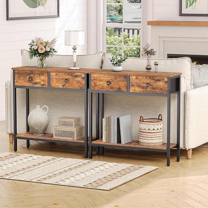 Rustic Brown and Black