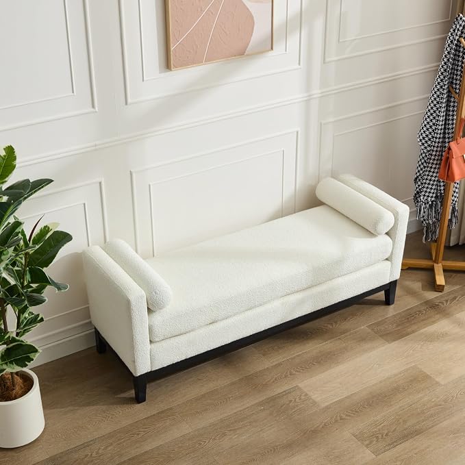 Black Wood Legs-boucle Ivory