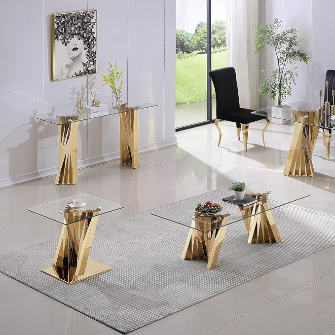 Gold Base - Coffee Table