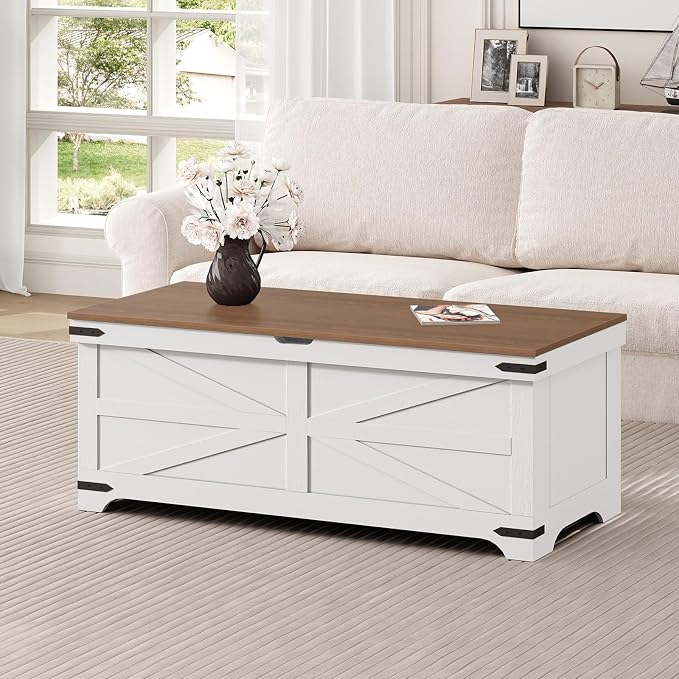 White + Walnut