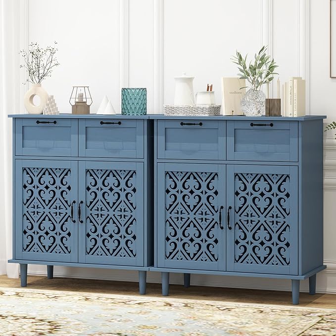 Blue_2 Door 2 Drawer