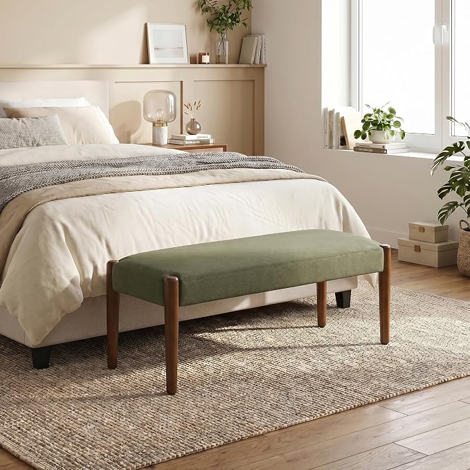 Dark Green With Walnut Leg