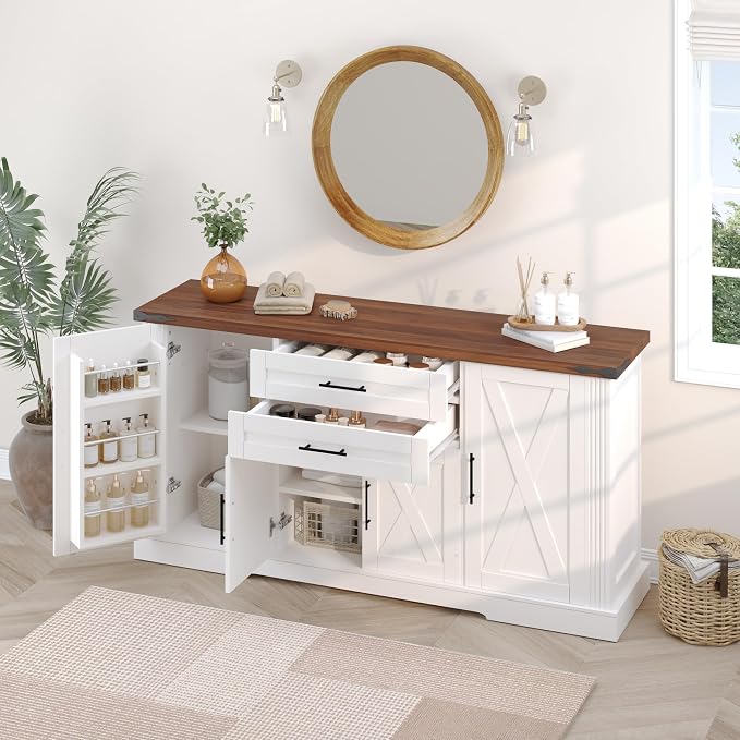 2 Drawers-white