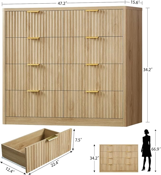 A-natural, 8 Drawers