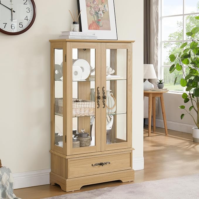Oak-include Bulb-one Drawer