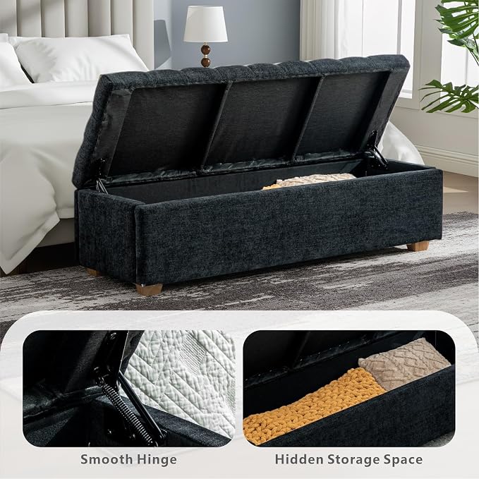 Storage Bench-black