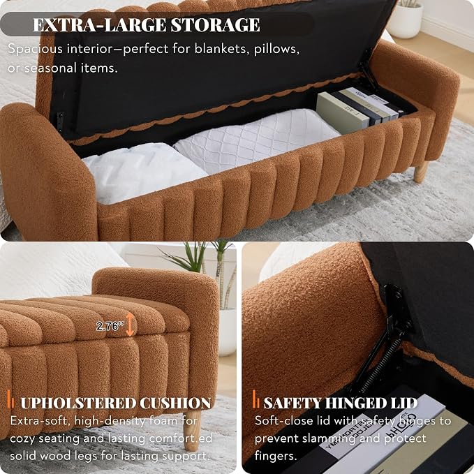 Teddy Fabric Ribbed - Caramel
