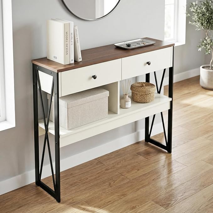 Walnut&white