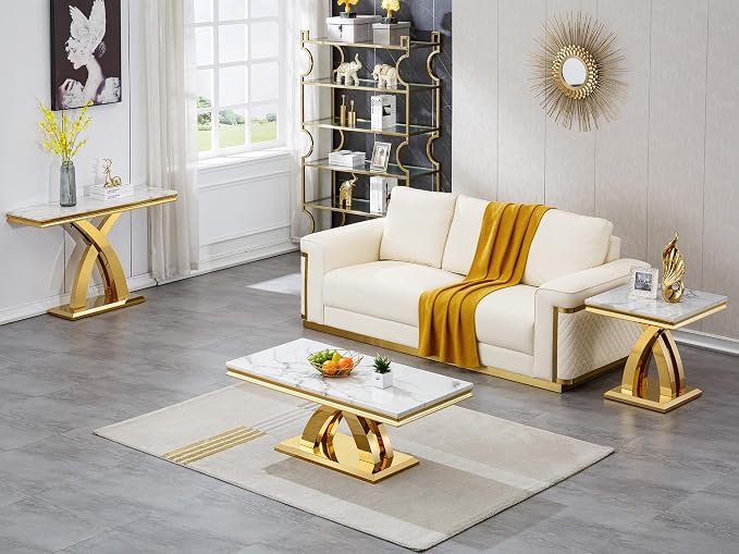 Gold-console Table