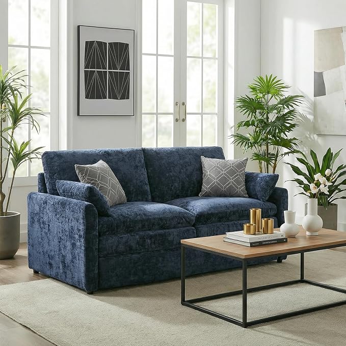 Chenille-blue