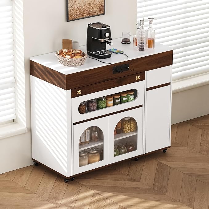 Walnut + Creamy White