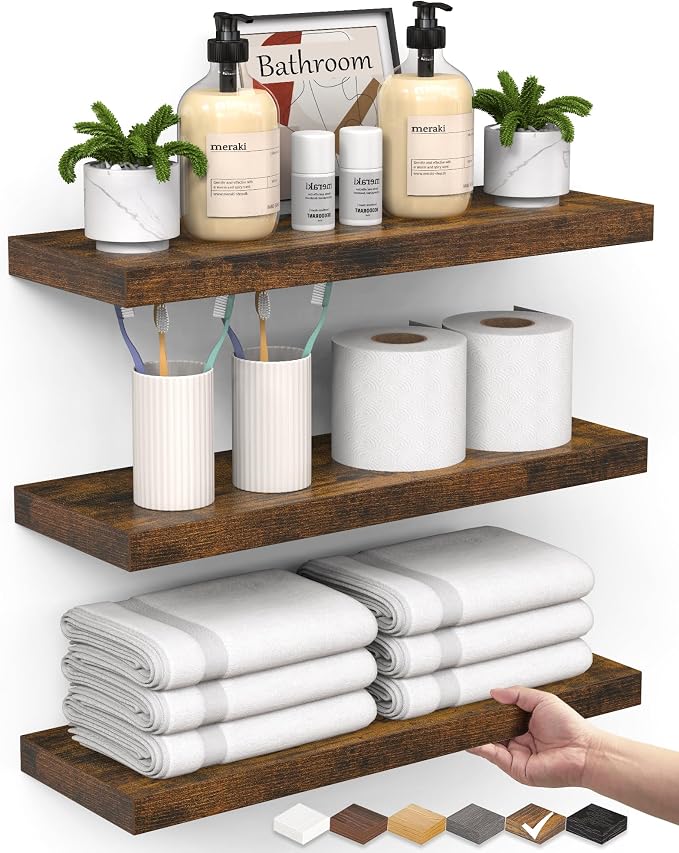 B. Rustic Brown - Americana Farmhouse Style