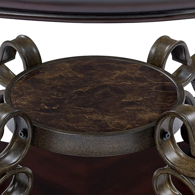End Table, Dark Brown