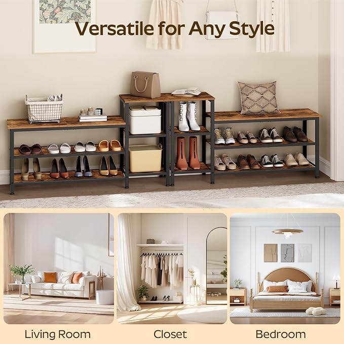 Rustic Brown + Black