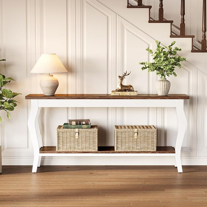 Brown & White