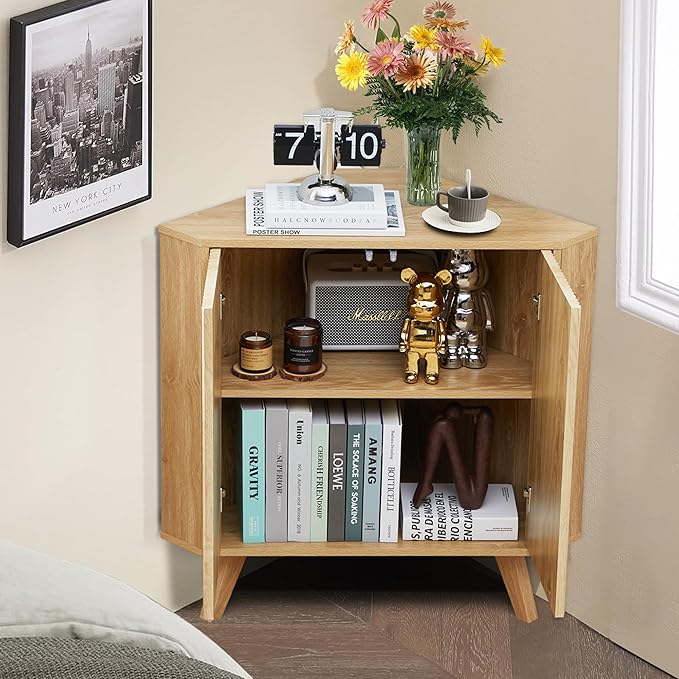 Corner Cabinet Natural