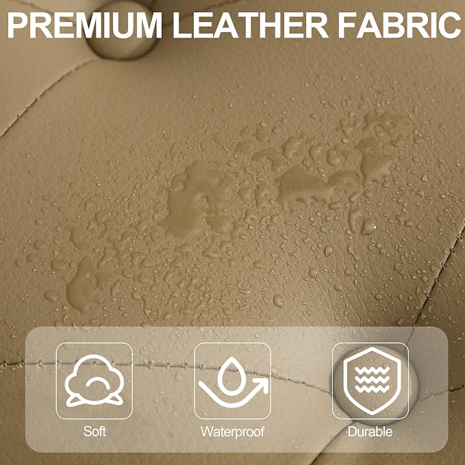 Light Brown-pu-tufted