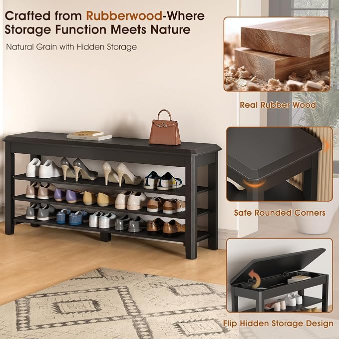 Black-3 Tier(wood)