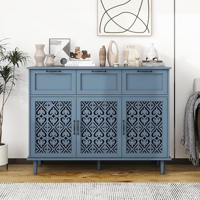 Blue_3 Door 3 Drawer