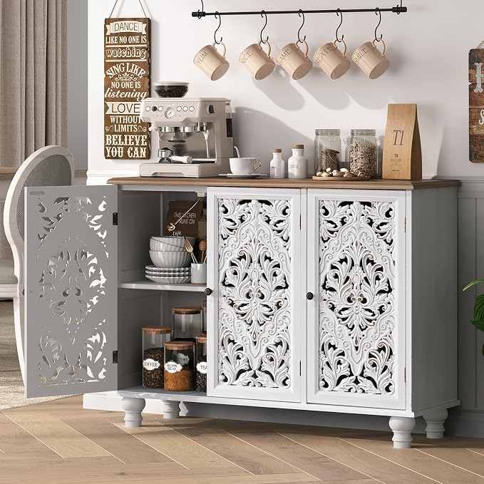 White & Walnut_3 Doors