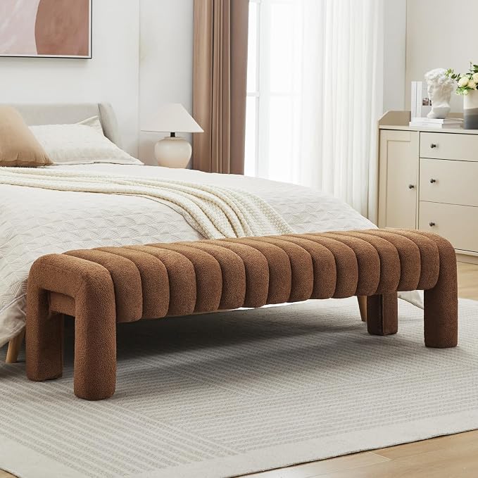 Rust Brown Boucle