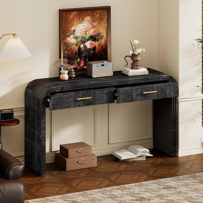 Black With Drawers