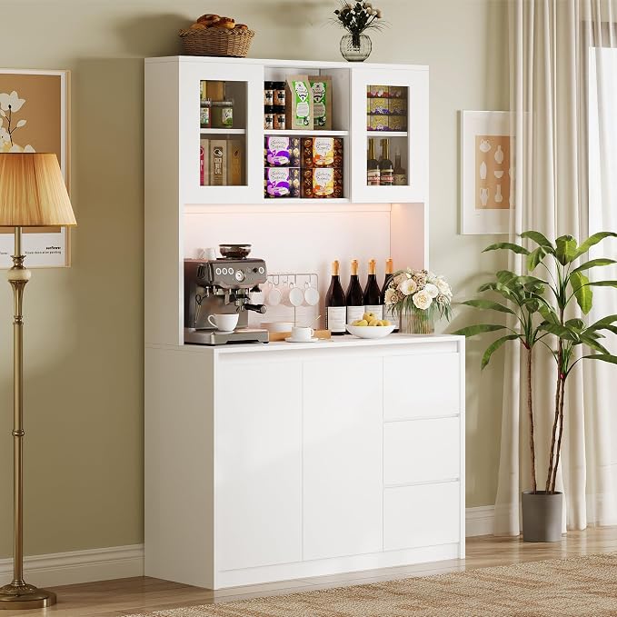 Cream White-dispaly Cabinet