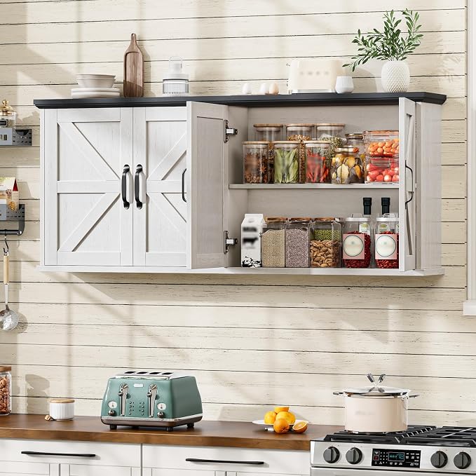 Rustic White and Black