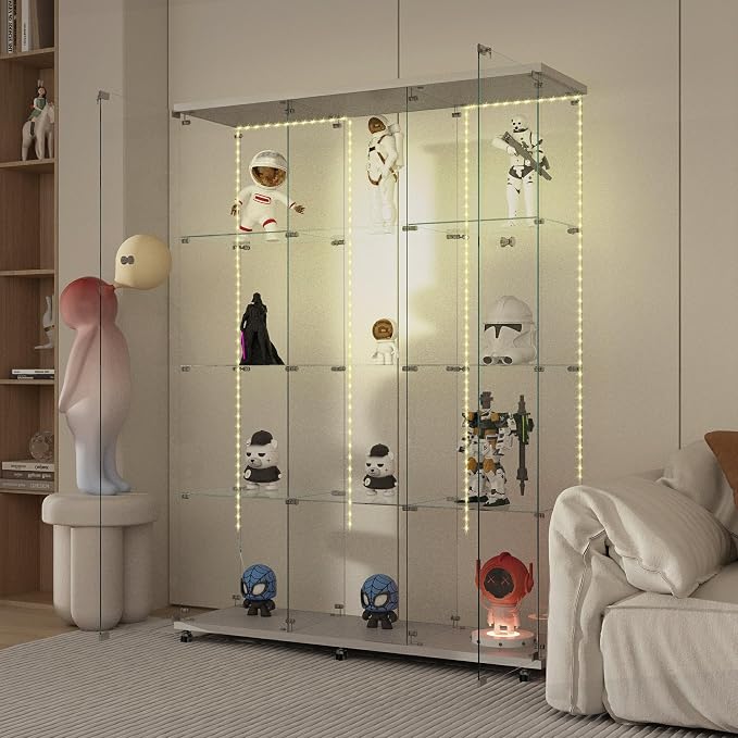 White With Light Strips
