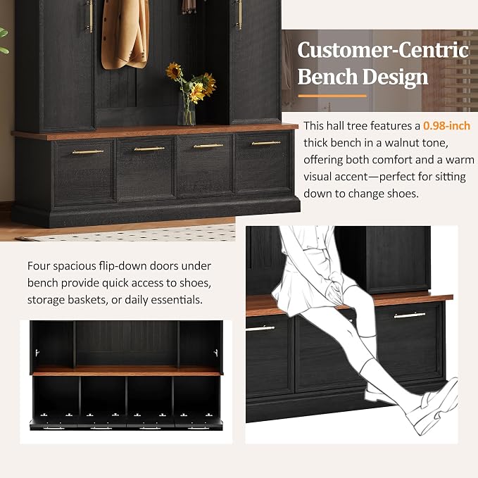Black/Adjustable Shelves