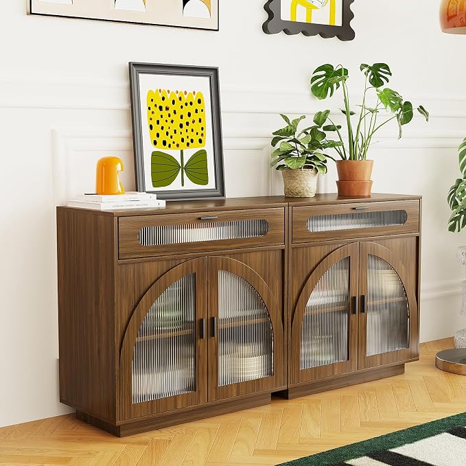 Sideboard W/Drawers_walnut