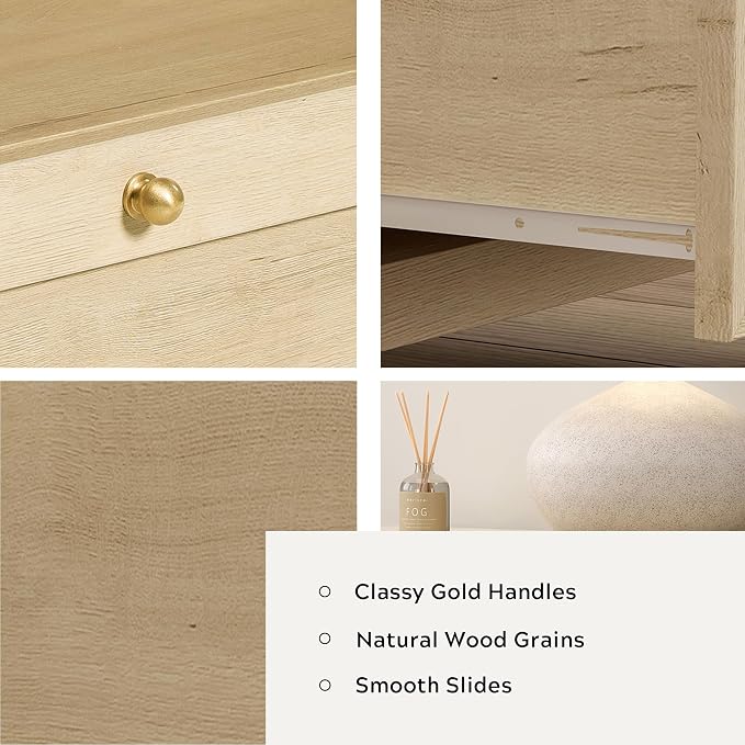 1 Drawer/Light Oak