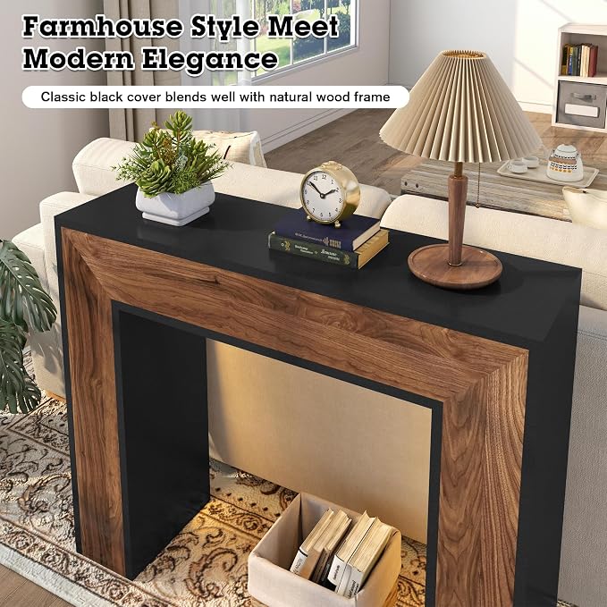 Black/ Walnut/Without Shelf
