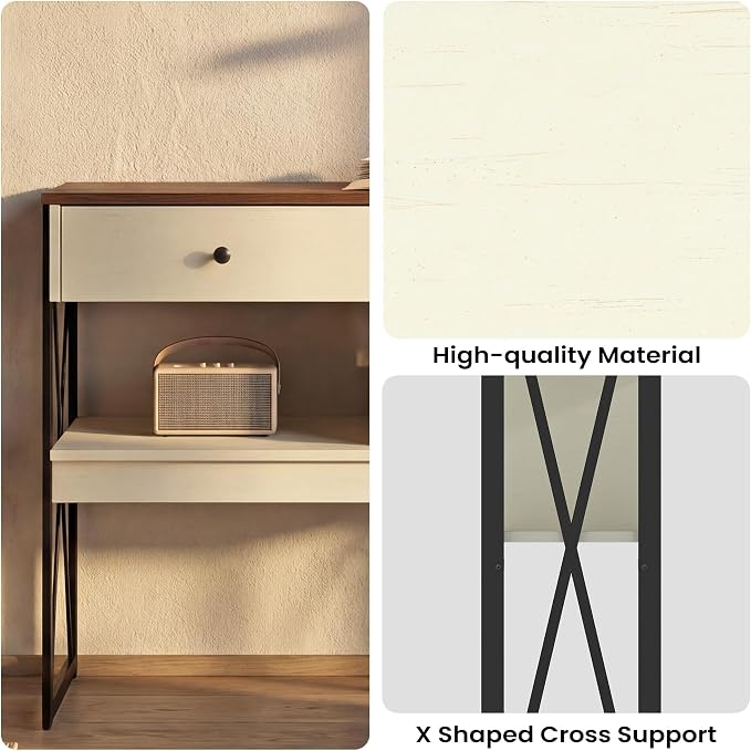 Walnut&white