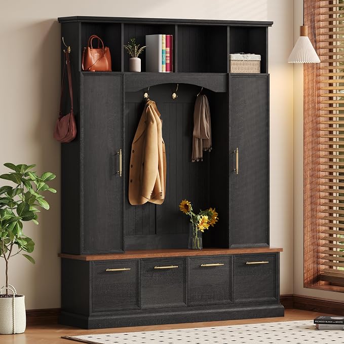 Black/Adjustable Shelves